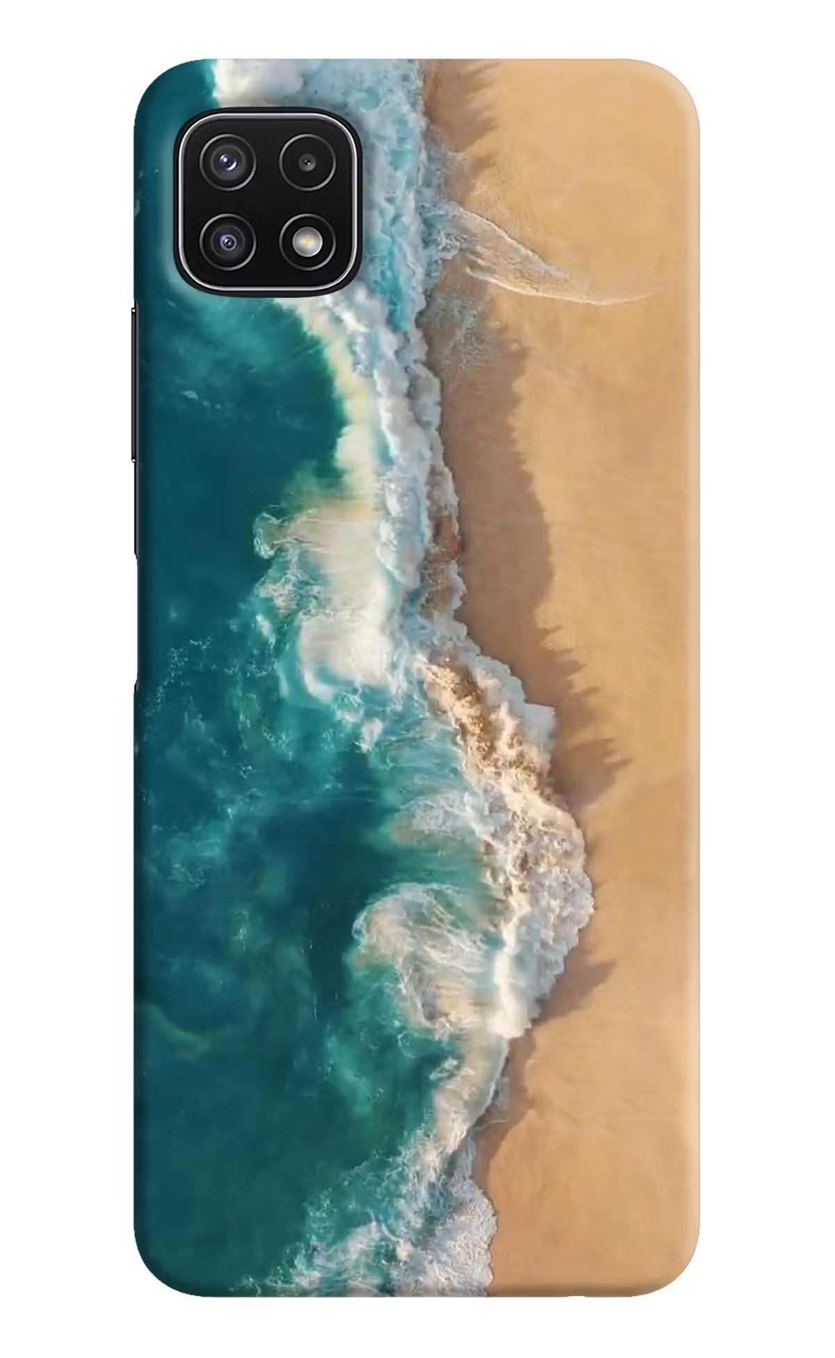 Ocean Beach Samsung A22 5G Hard Case Back Cover by Casekaro