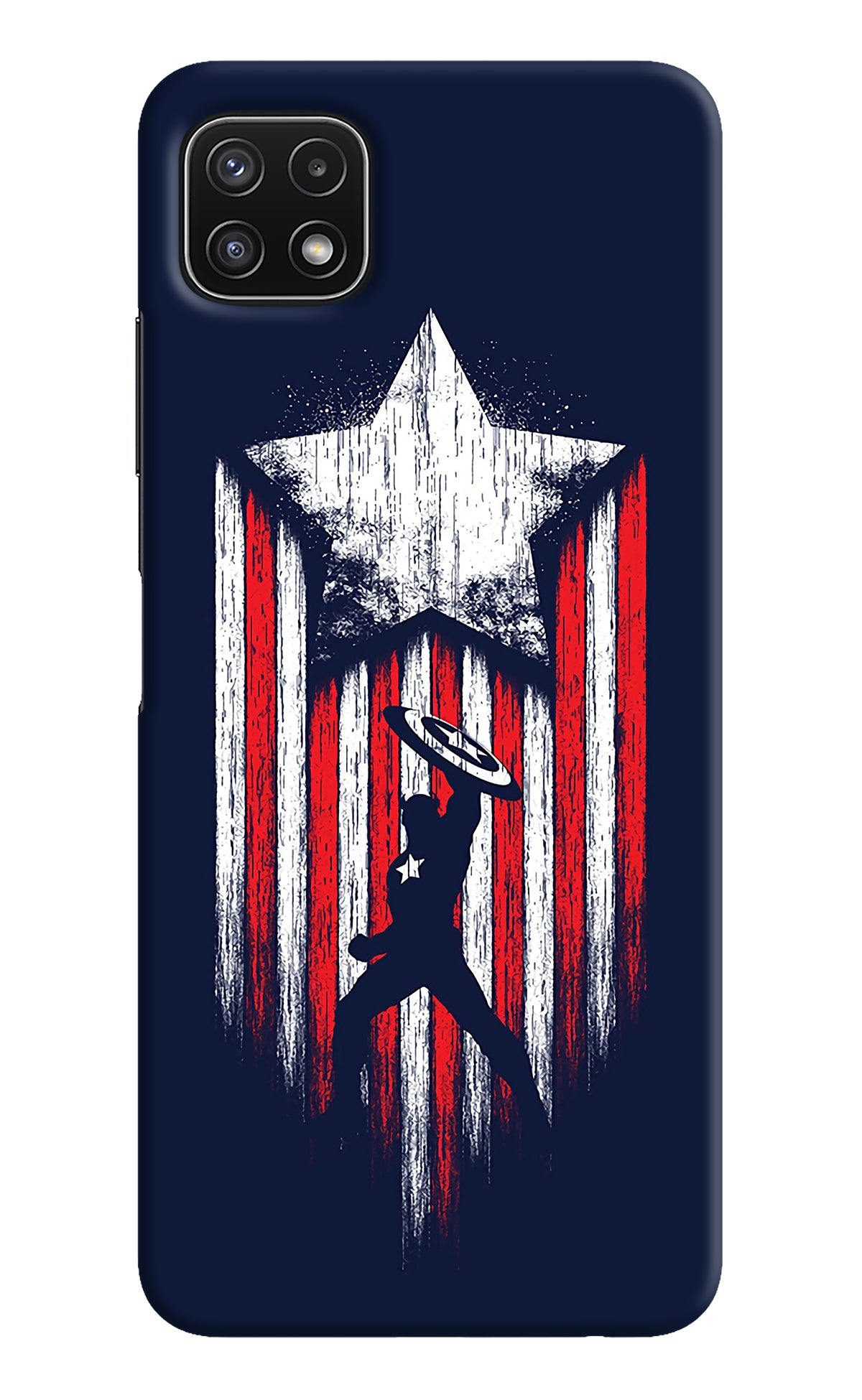 Captain America Marvel Art Samsung A22 5G Back Cover