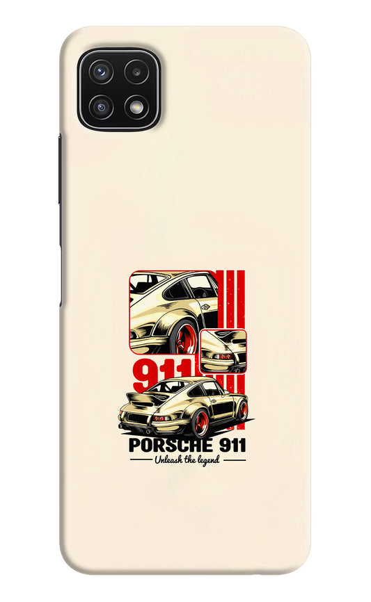 Classic Porsche 911 Samsung A22 5G Hard Case Back Cover by Casekaro