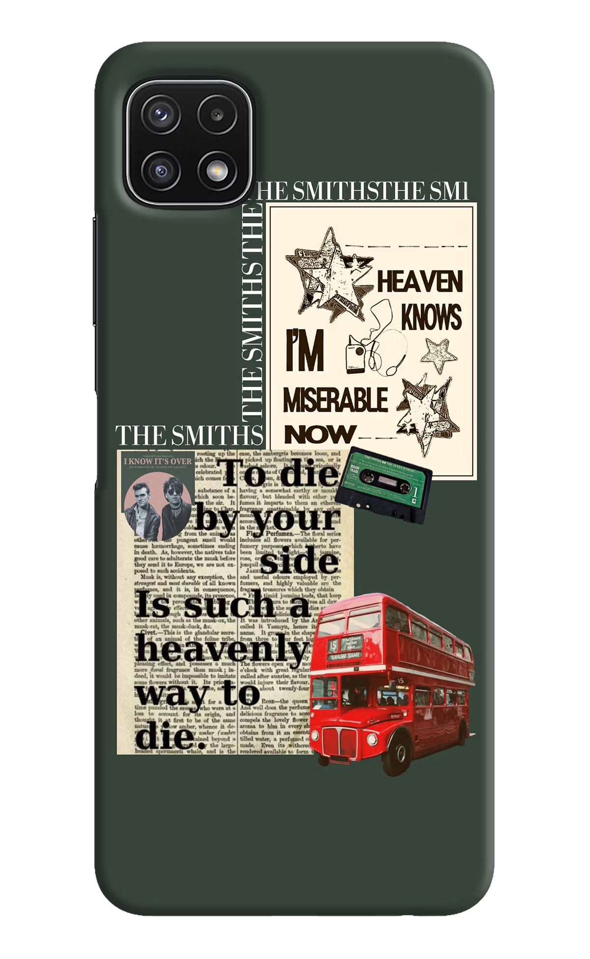 The Smiths Samsung A22 5G Hard Case Back Cover by Casekaro