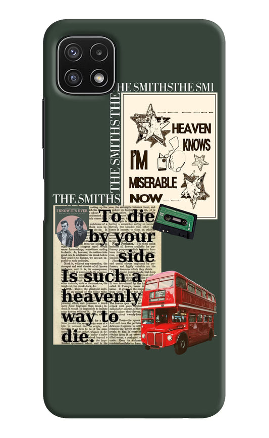 The Smiths Samsung A22 5G Hard Case Back Cover by Casekaro