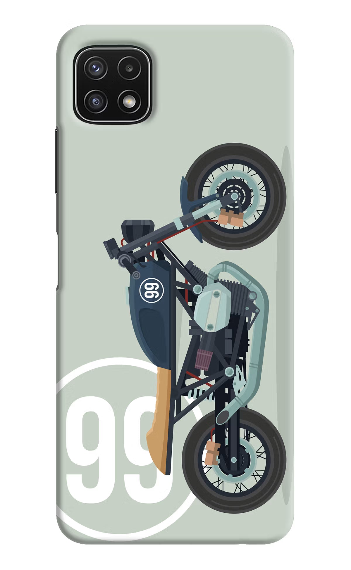 Classic Cafe Racer 99 Samsung A22 5G Hard Case Back Cover by Casekaro