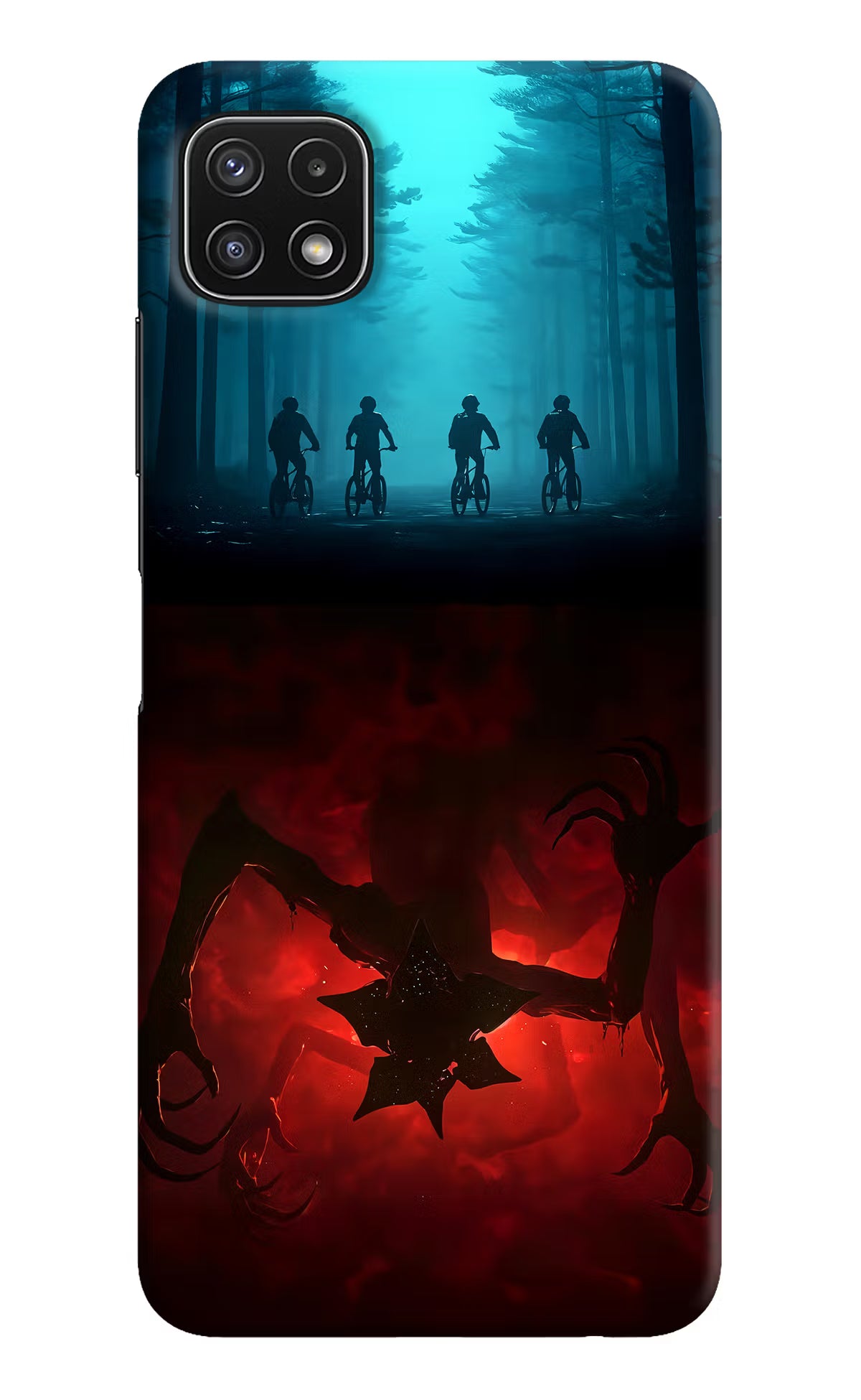 Ordinary Things Downside Up Samsung A22 5G Hard Case Back Cover by Casekaro