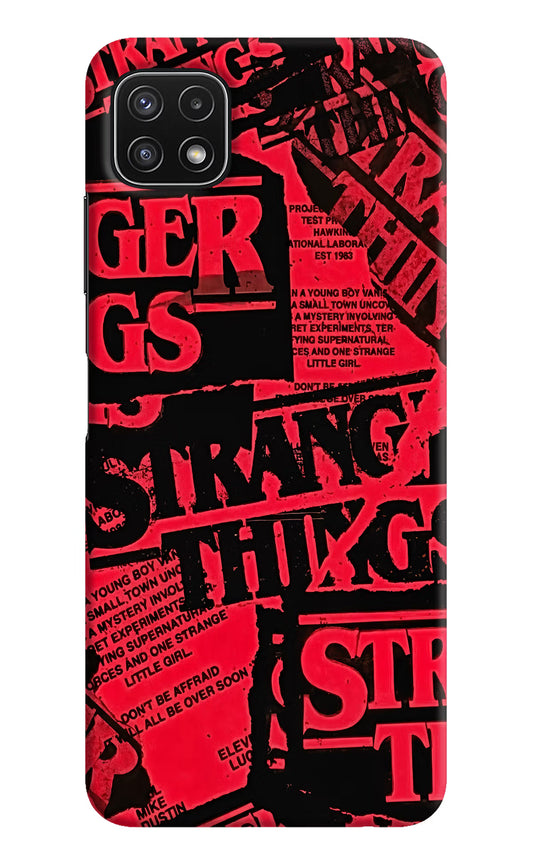 Ordinary Things Samsung A22 5G Hard Case Back Cover by Casekaro