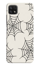 Spider Web Samsung A22 5G Hard Case Back Cover by Casekaro