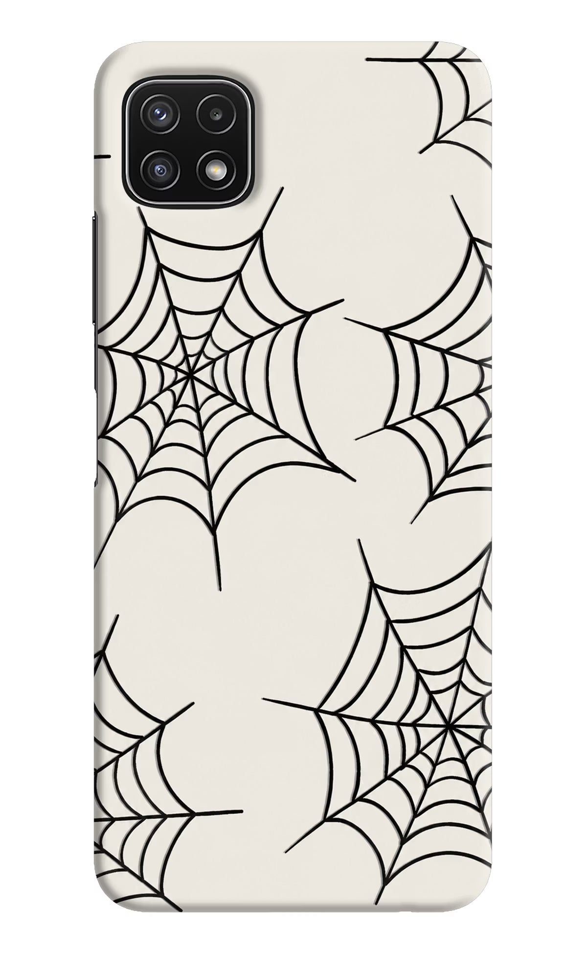 Spider Web Samsung A22 5G Hard Case Back Cover by Casekaro