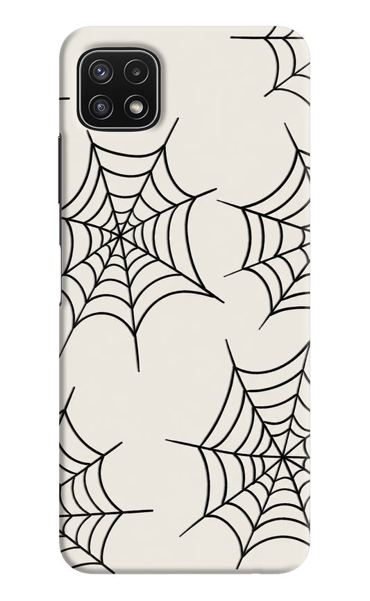 Spider Web Samsung A22 5G Hard Case Back Cover by Casekaro