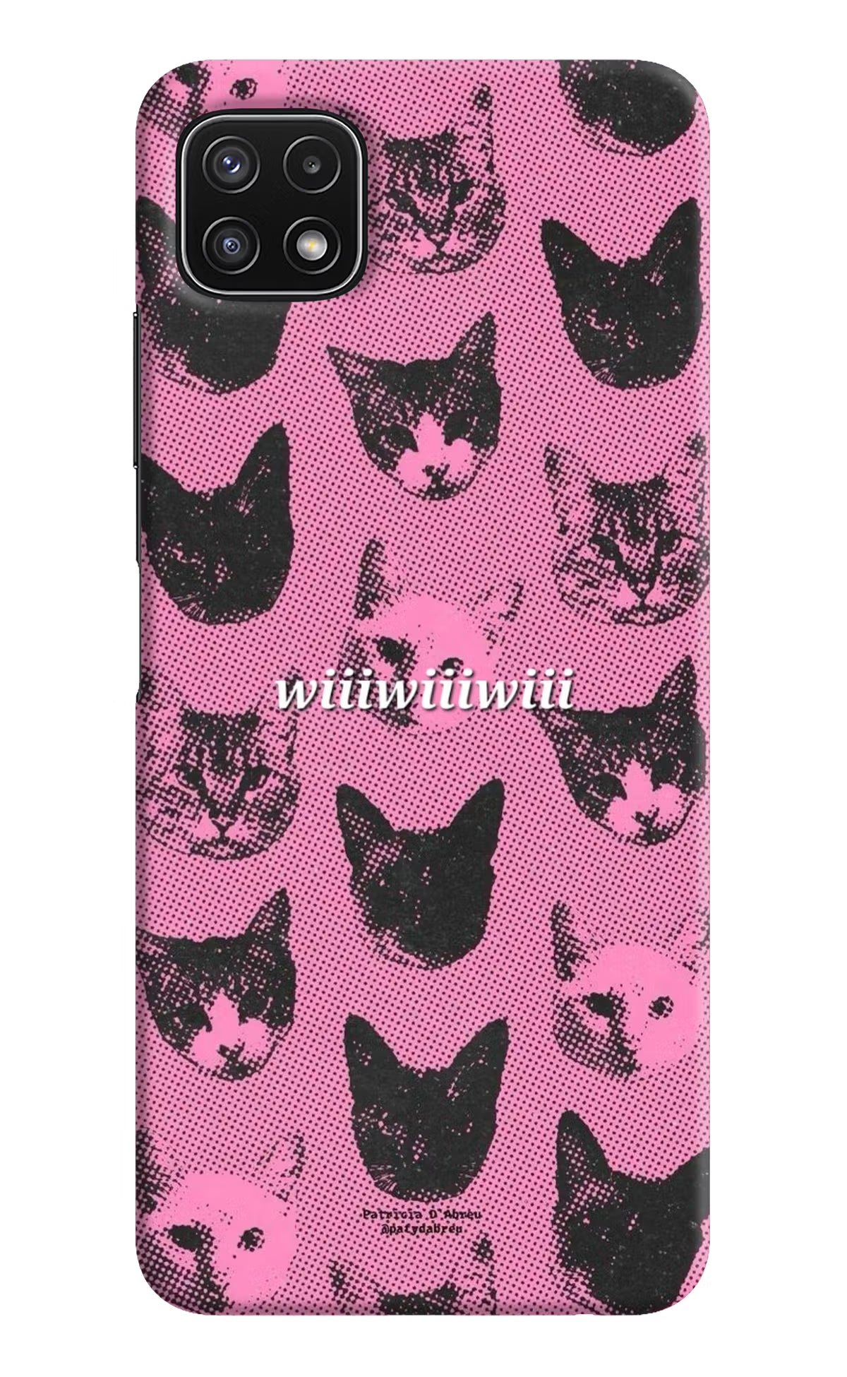 Pink Cats Samsung A22 5G Back Cover