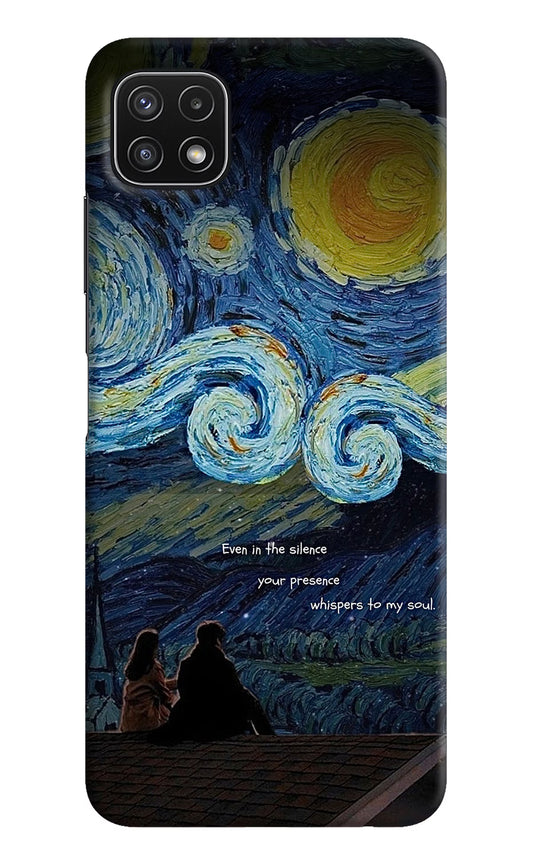 Softcore Samsung A22 5G Hard Case Back Cover by Casekaro