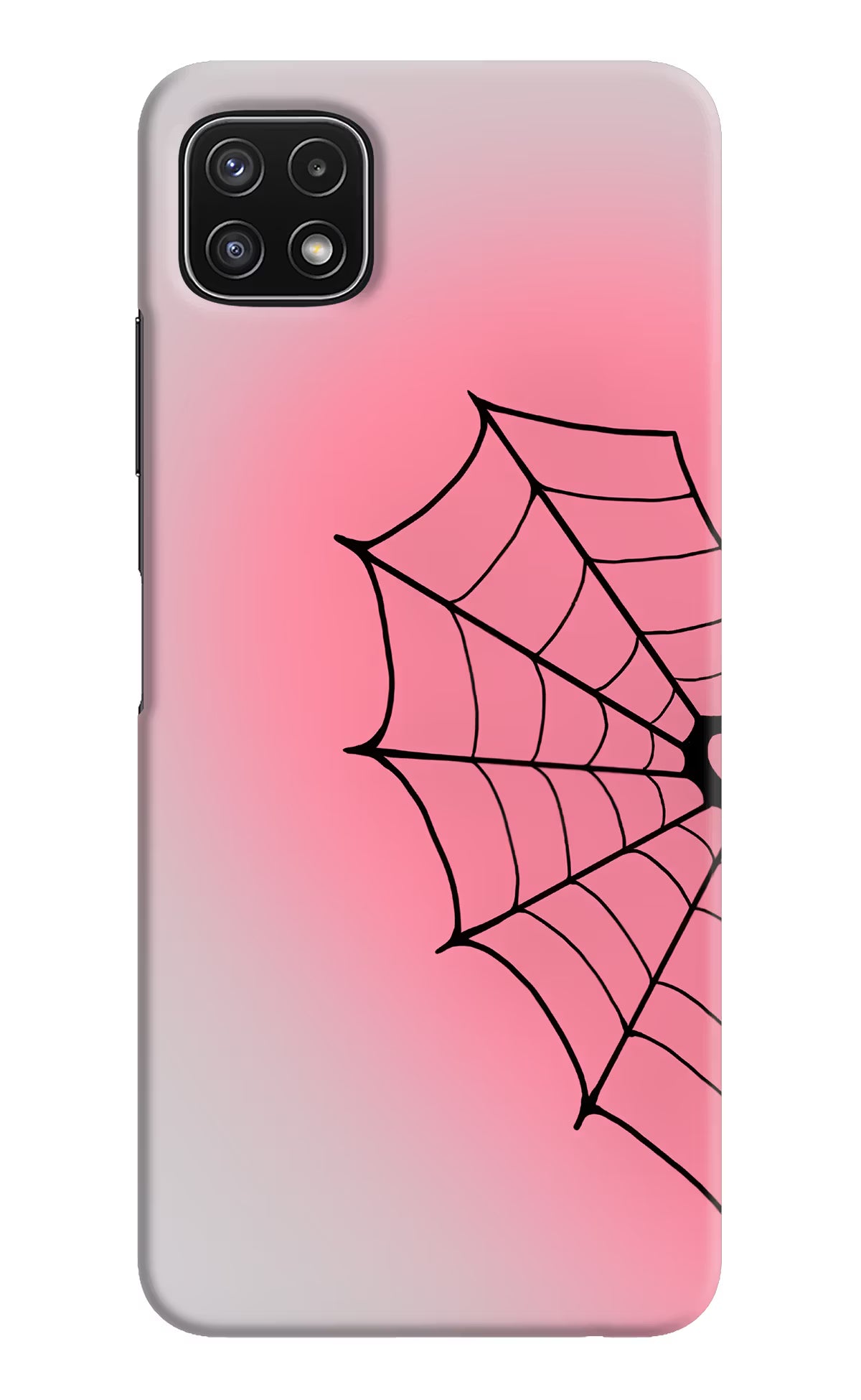 Pink Web Samsung A22 5G Back Cover