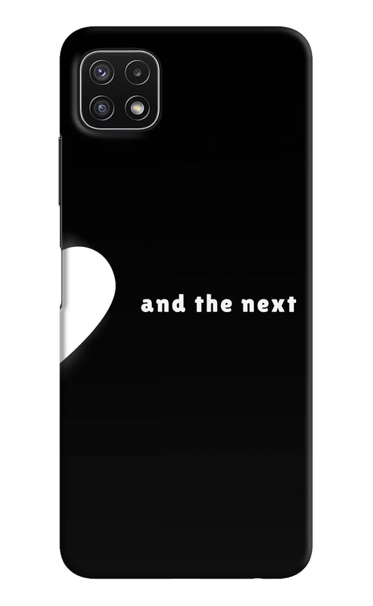 Next World Samsung A22 5G Hard Case Back Cover by Casekaro