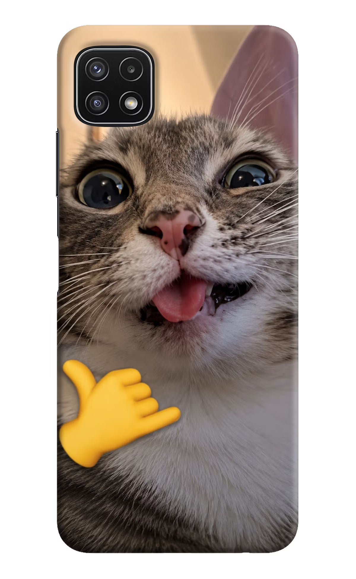 Silly Cat Call Samsung A22 5G Back Cover