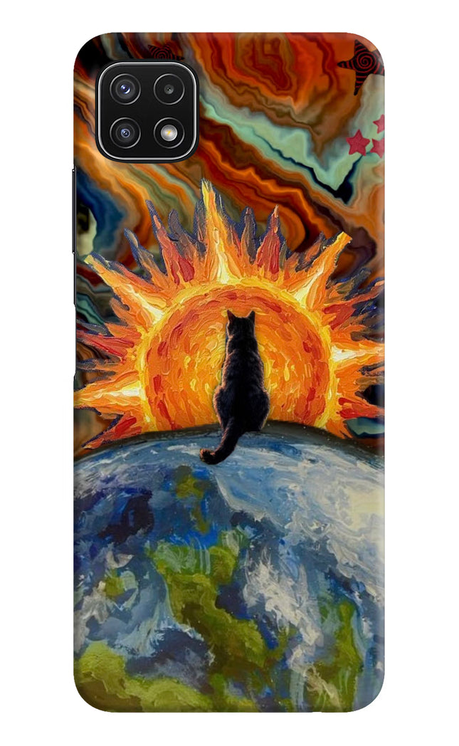 Sunrise Beyond Samsung A22 5G Hard Case Back Cover by Casekaro