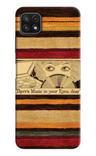 Vinyl Stripes Samsung A22 5G Back Cover