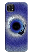 Dark Koi Samsung A22 5G Back Cover
