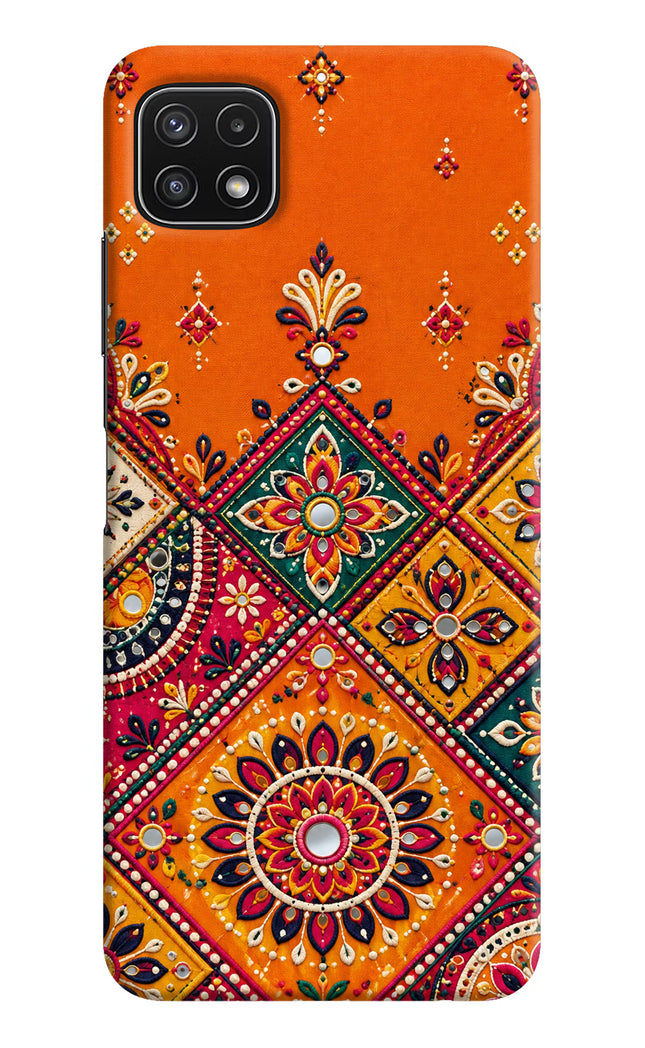 Kutch Glow Samsung A22 5G Hard Case Back Cover by Casekaro