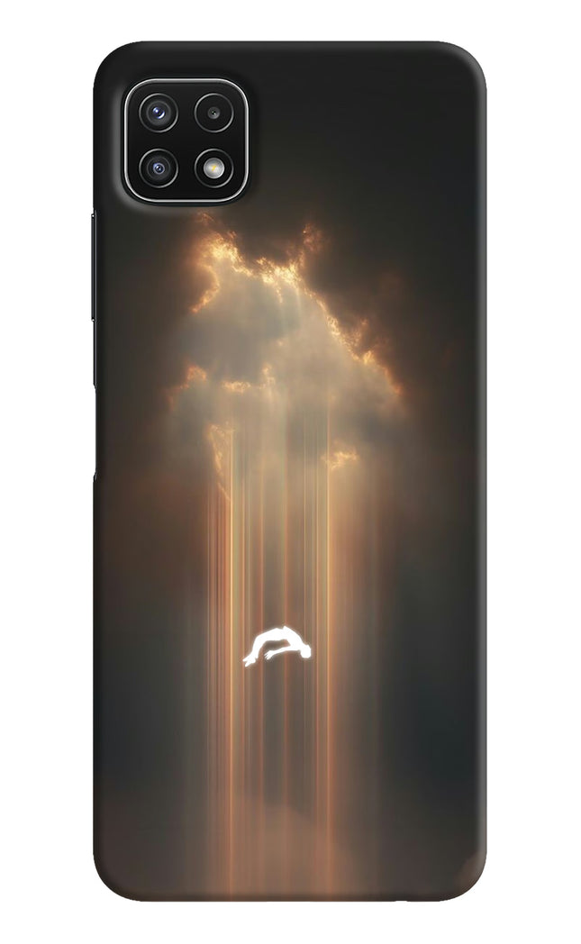 Heavenly Beam Samsung A22 5G Hard Case Back Cover by Casekaro