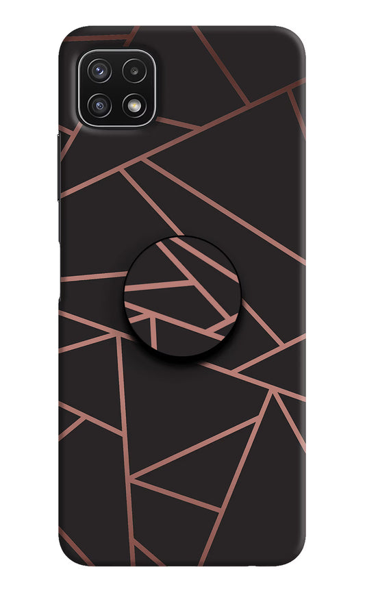 Geometric Pattern Samsung A22 5G Pop Case by Casekaro