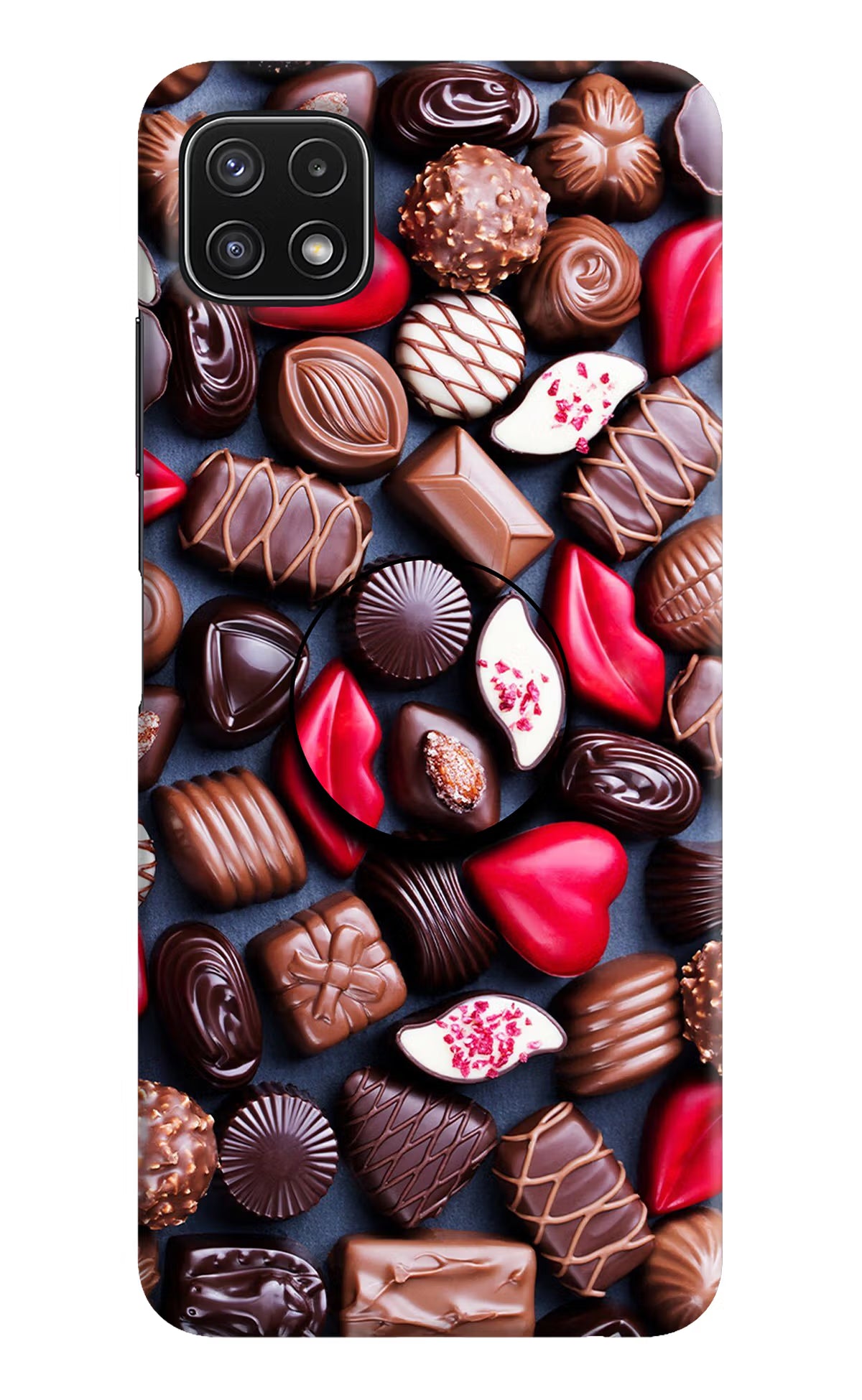 Chocolates Samsung A22 5G Pop Case by Casekaro