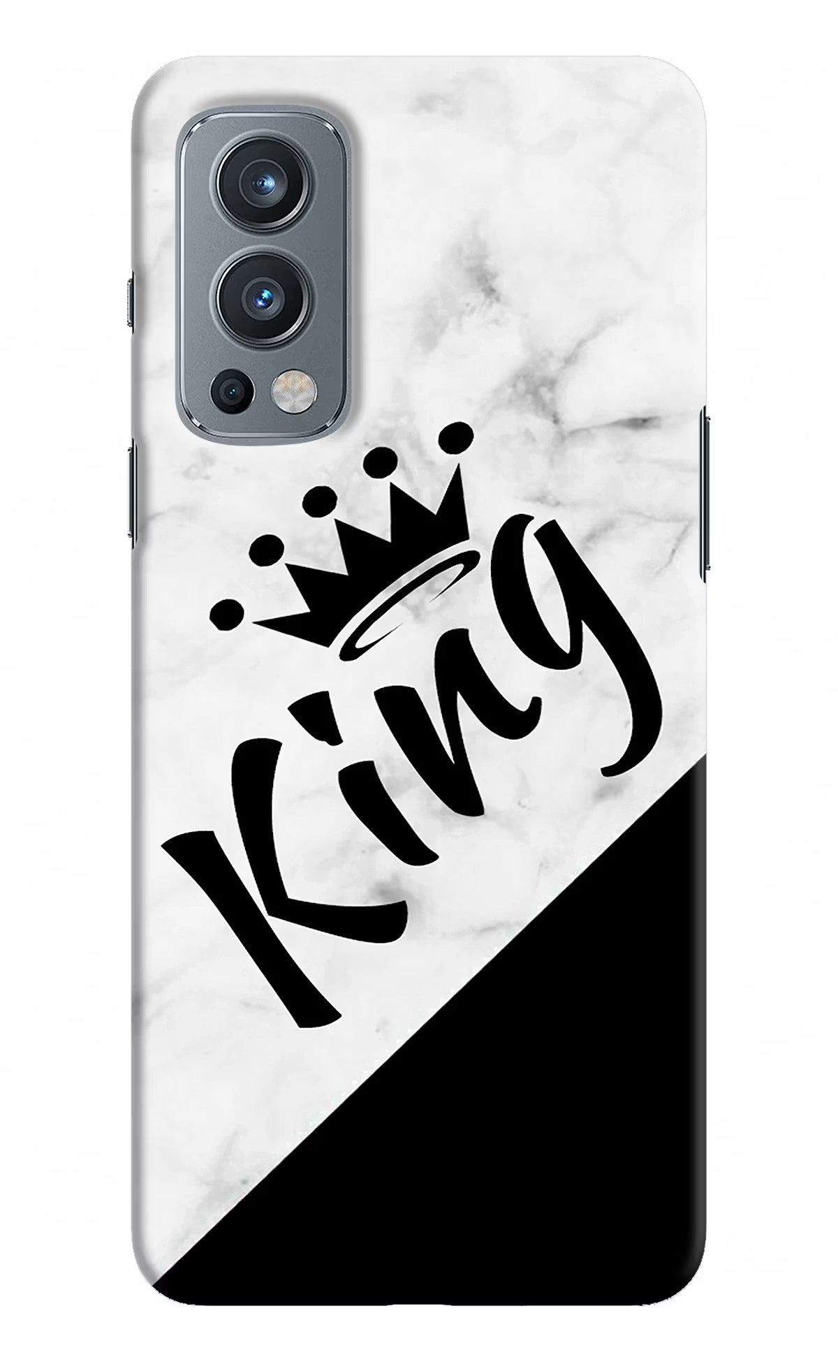 King OnePlus Nord 2 5G Hard Case Back Cover by Casekaro