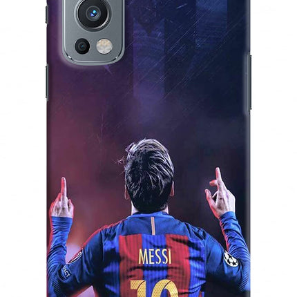 Messi OnePlus Nord 2 5G Hard Case Back Cover by Casekaro