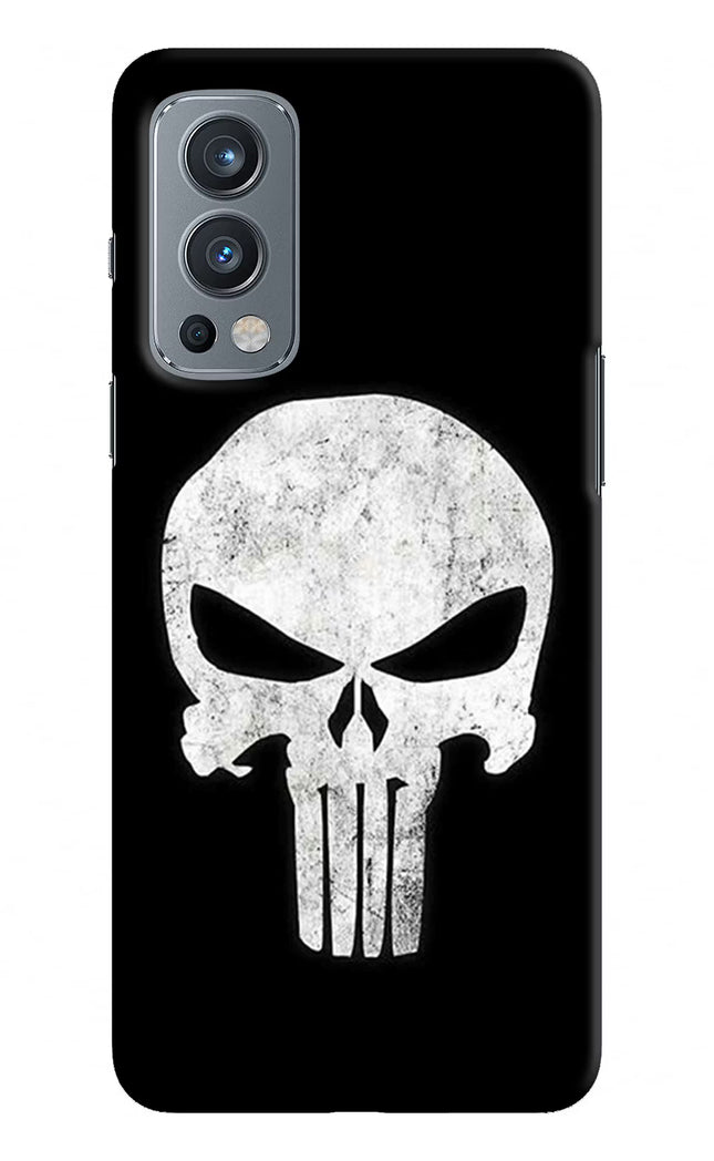 Punisher Skull OnePlus Nord 2 5G Hard Case Back Cover by Casekaro