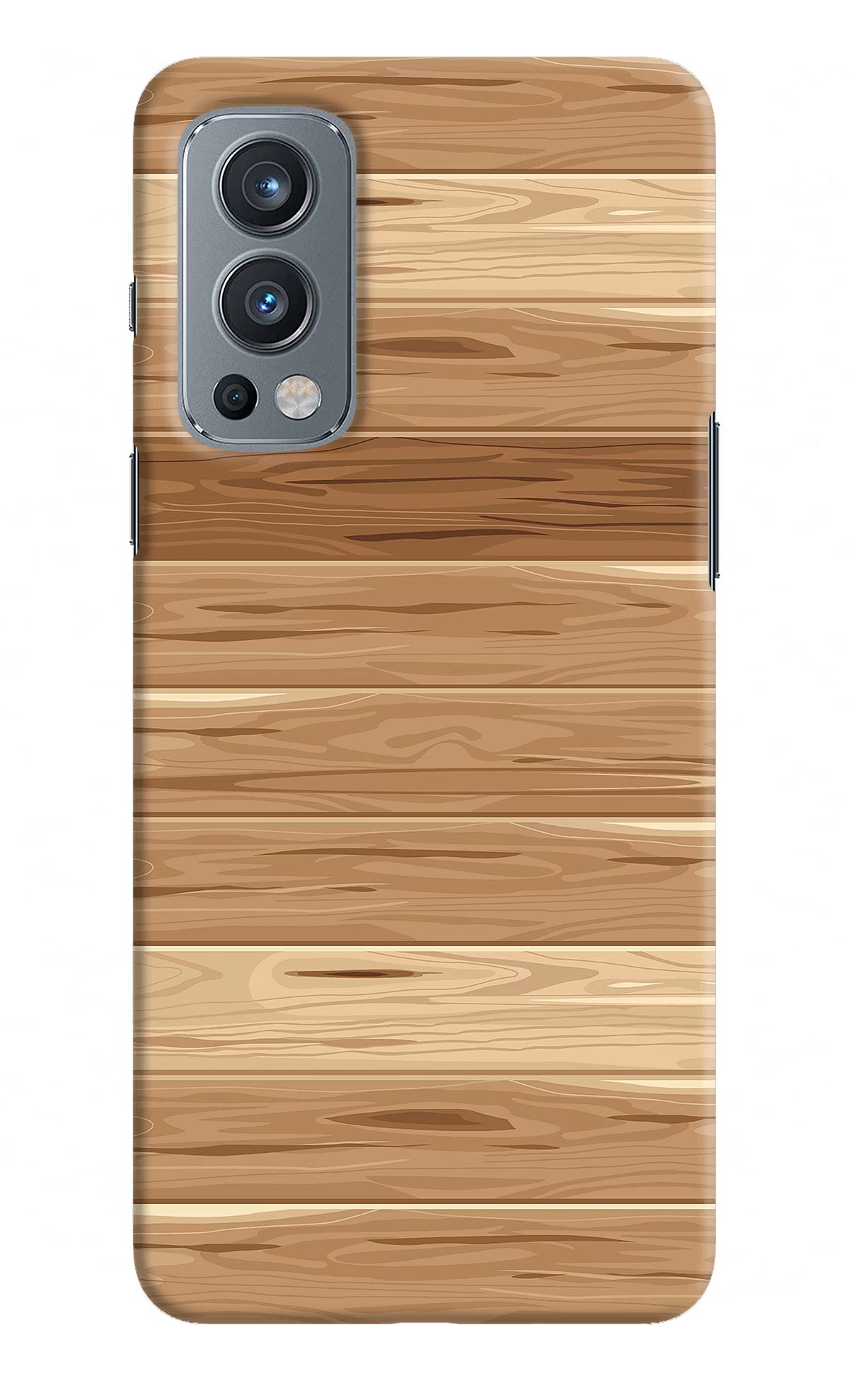 Wooden Vector OnePlus Nord 2 5G Hard Case Back Cover by Casekaro
