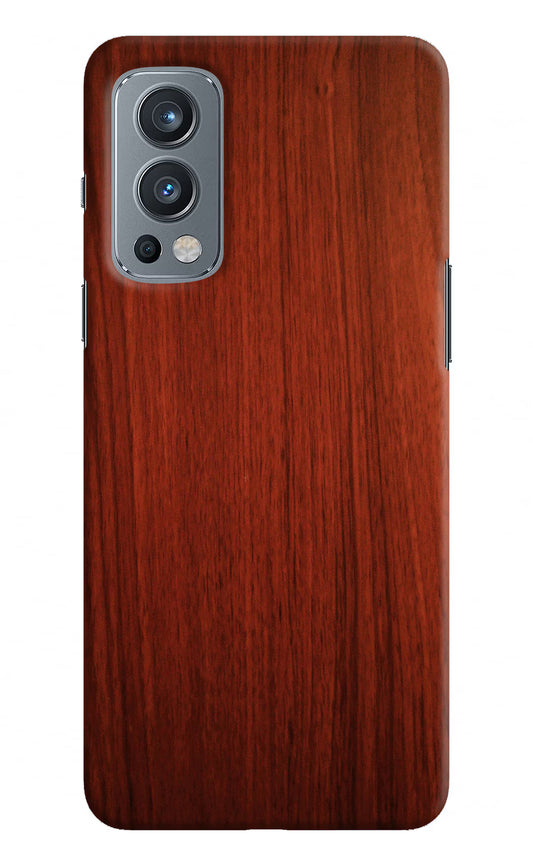 Wooden Plain Pattern OnePlus Nord 2 5G Hard Case Back Cover by Casekaro
