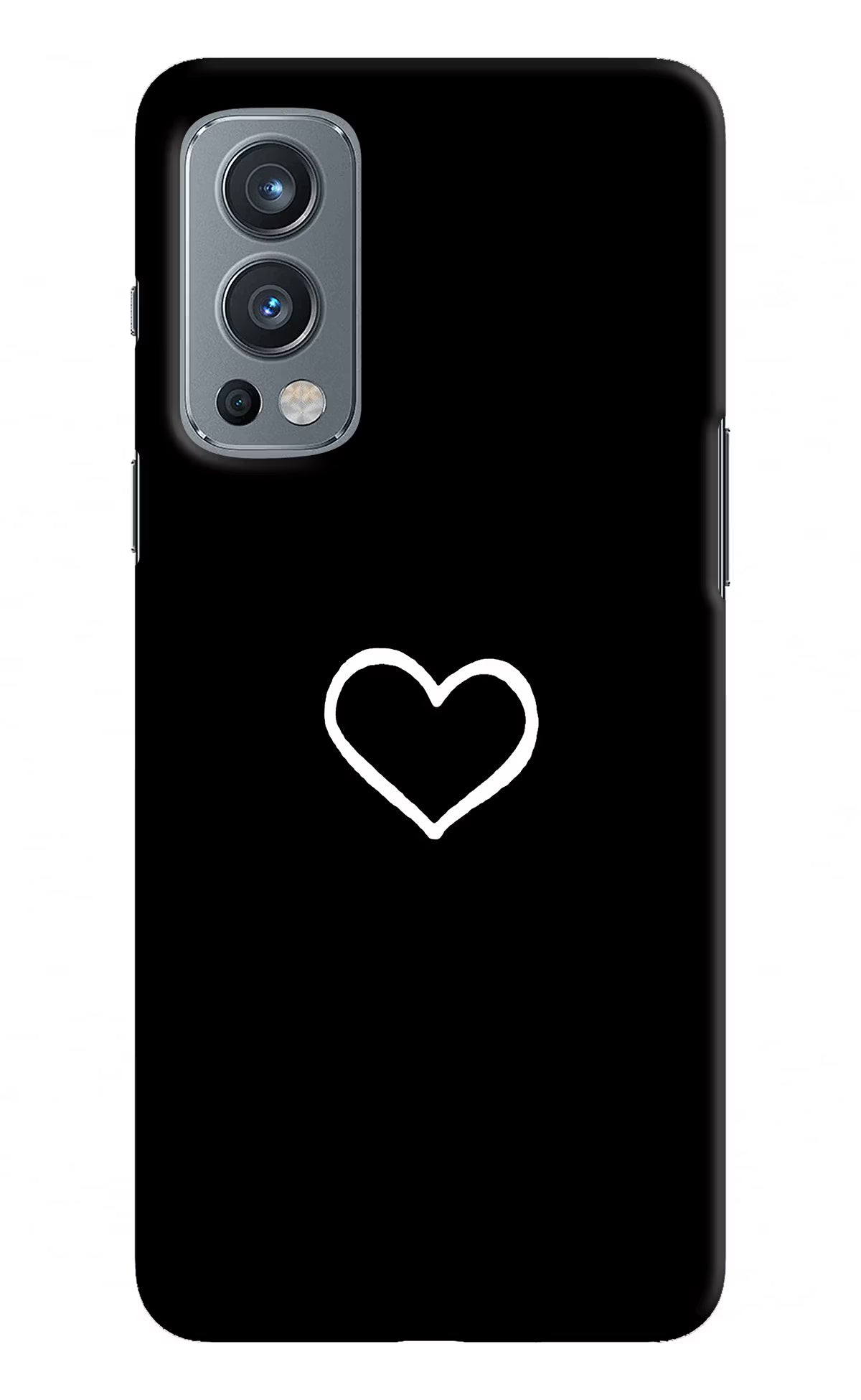 Heart OnePlus Nord 2 5G Hard Case Back Cover by Casekaro
