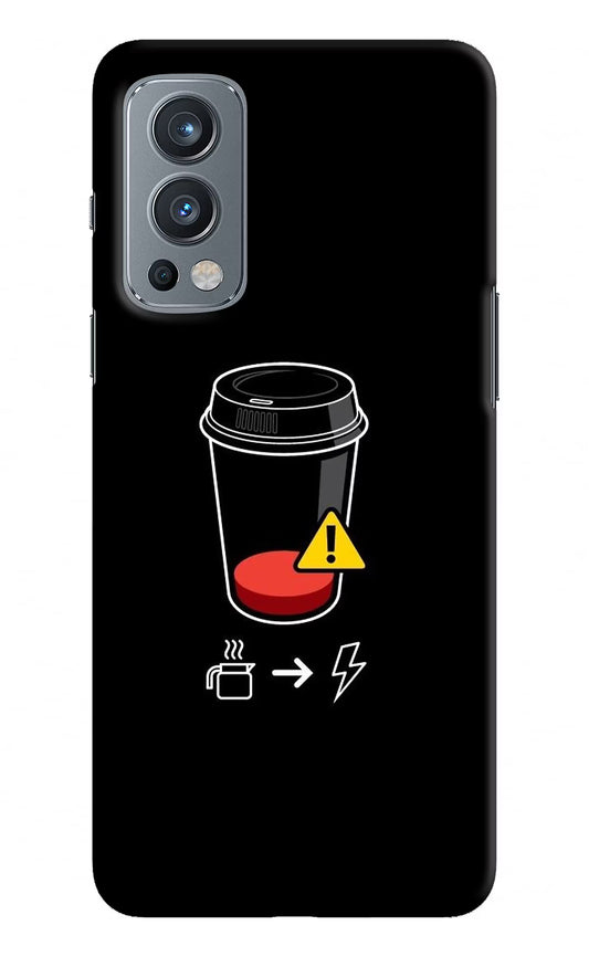 Coffee OnePlus Nord 2 5G Hard Case Back Cover by Casekaro