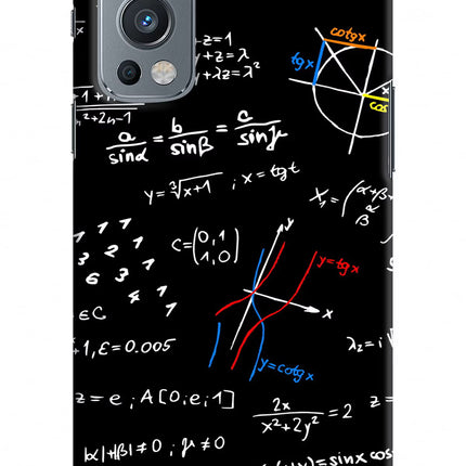 Mathematics Formula OnePlus Nord 2 5G Hard Case Back Cover by Casekaro