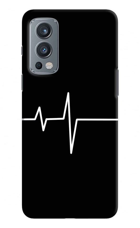 Heart Beats OnePlus Nord 2 5G Hard Case Back Cover by Casekaro