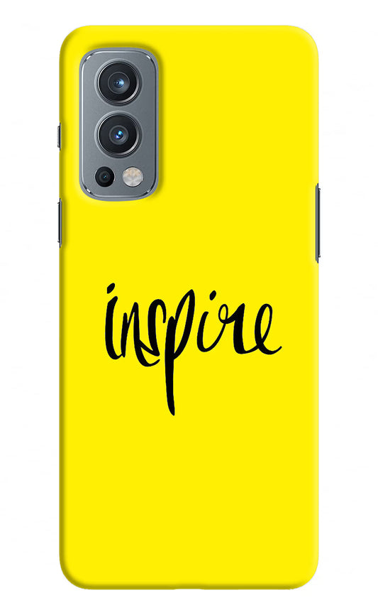 Inspire OnePlus Nord 2 5G Hard Case Back Cover by Casekaro