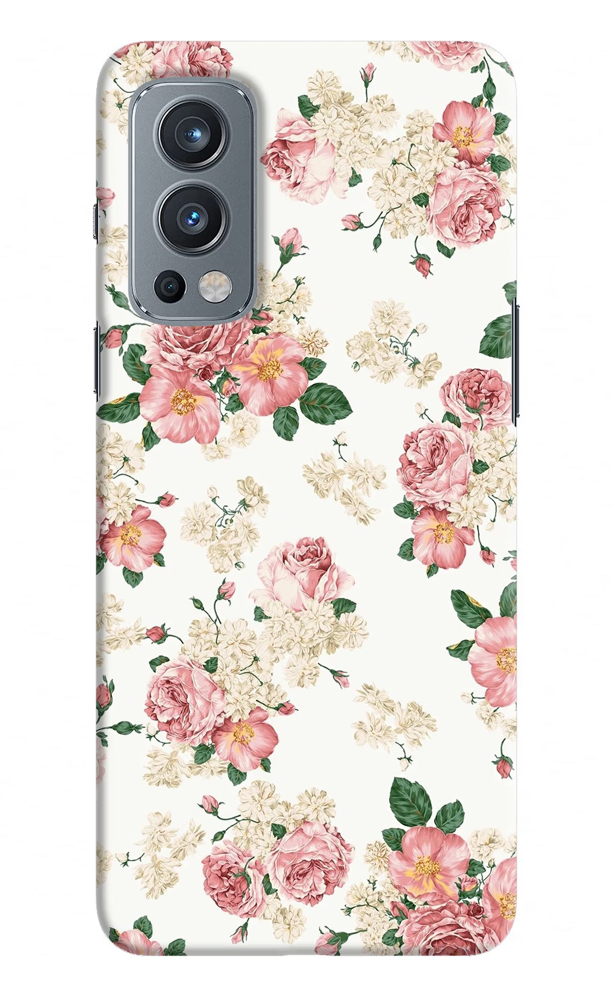 Flowers OnePlus Nord 2 5G Hard Case Back Cover by Casekaro