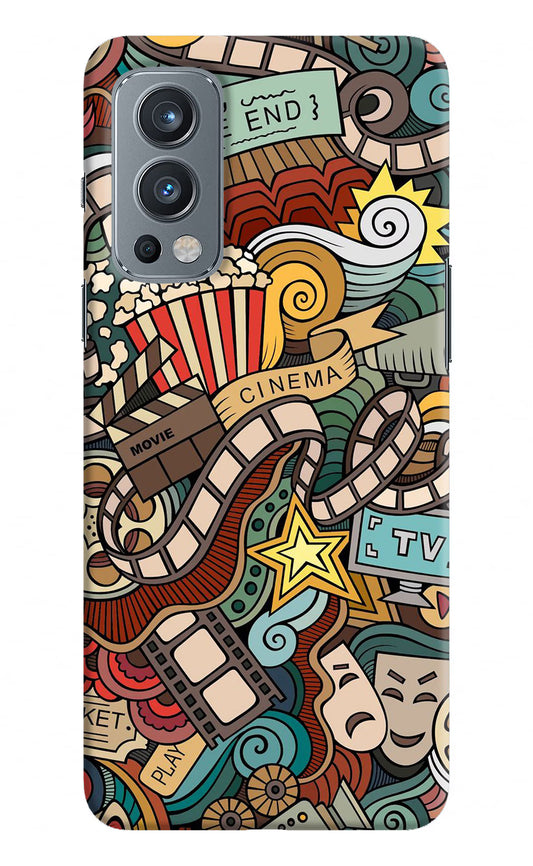 Cinema Abstract OnePlus Nord 2 5G Hard Case Back Cover by Casekaro