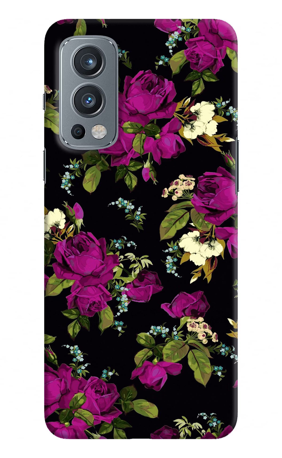 Flowers OnePlus Nord 2 5G Hard Case Back Cover by Casekaro