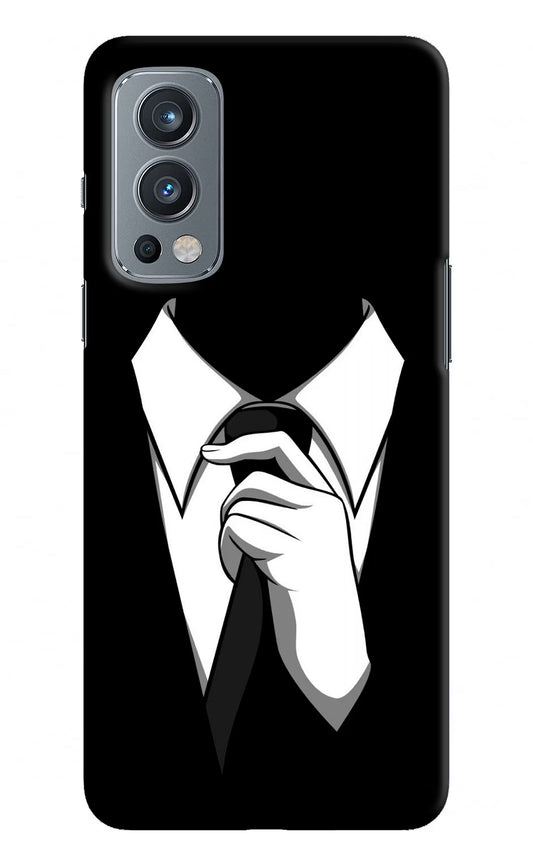 Black Tie OnePlus Nord 2 5G Hard Case Back Cover by Casekaro