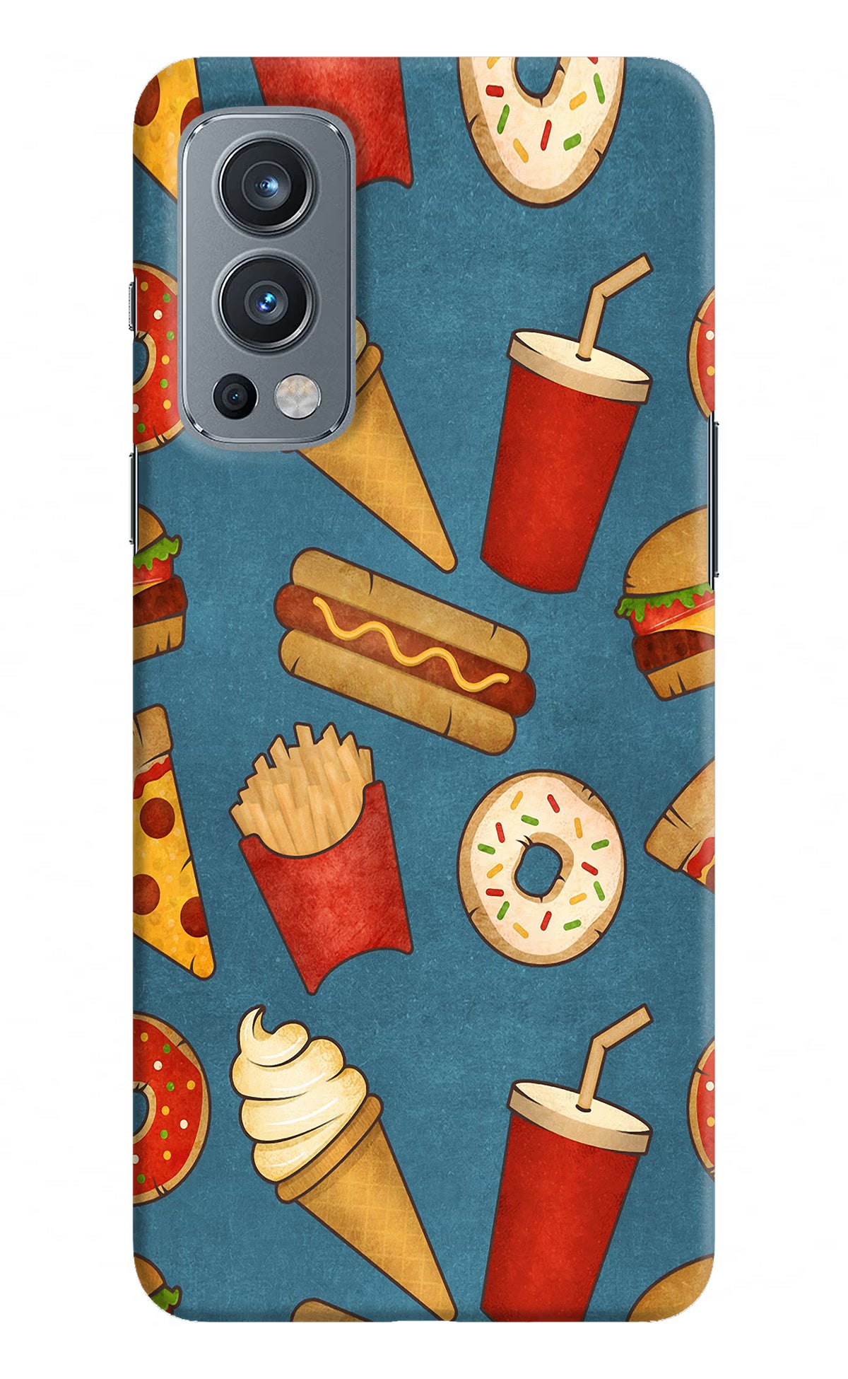 Foodie OnePlus Nord 2 5G Hard Case Back Cover by Casekaro