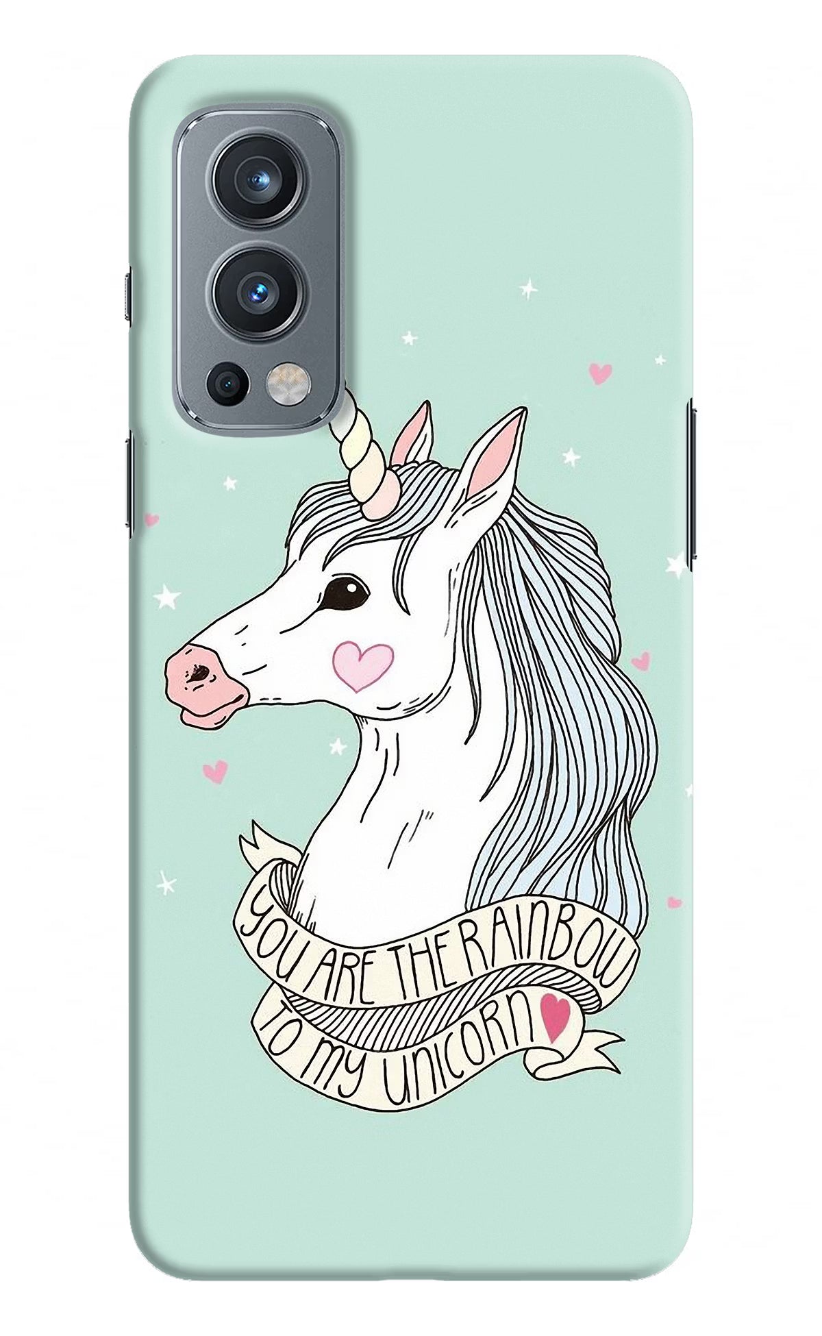 Unicorn Wallpaper OnePlus Nord 2 5G Hard Case Back Cover by Casekaro