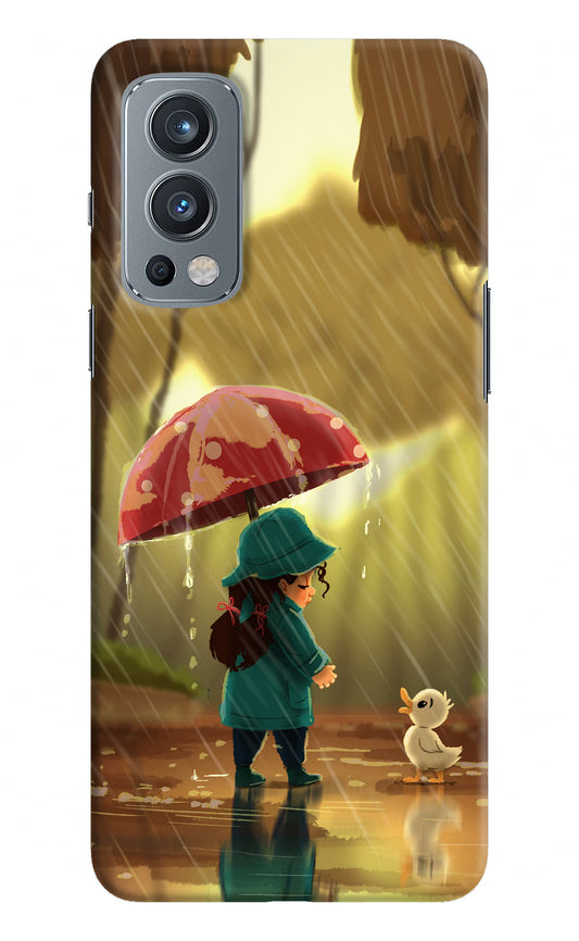 Rainy Day OnePlus Nord 2 5G Hard Case Back Cover by Casekaro
