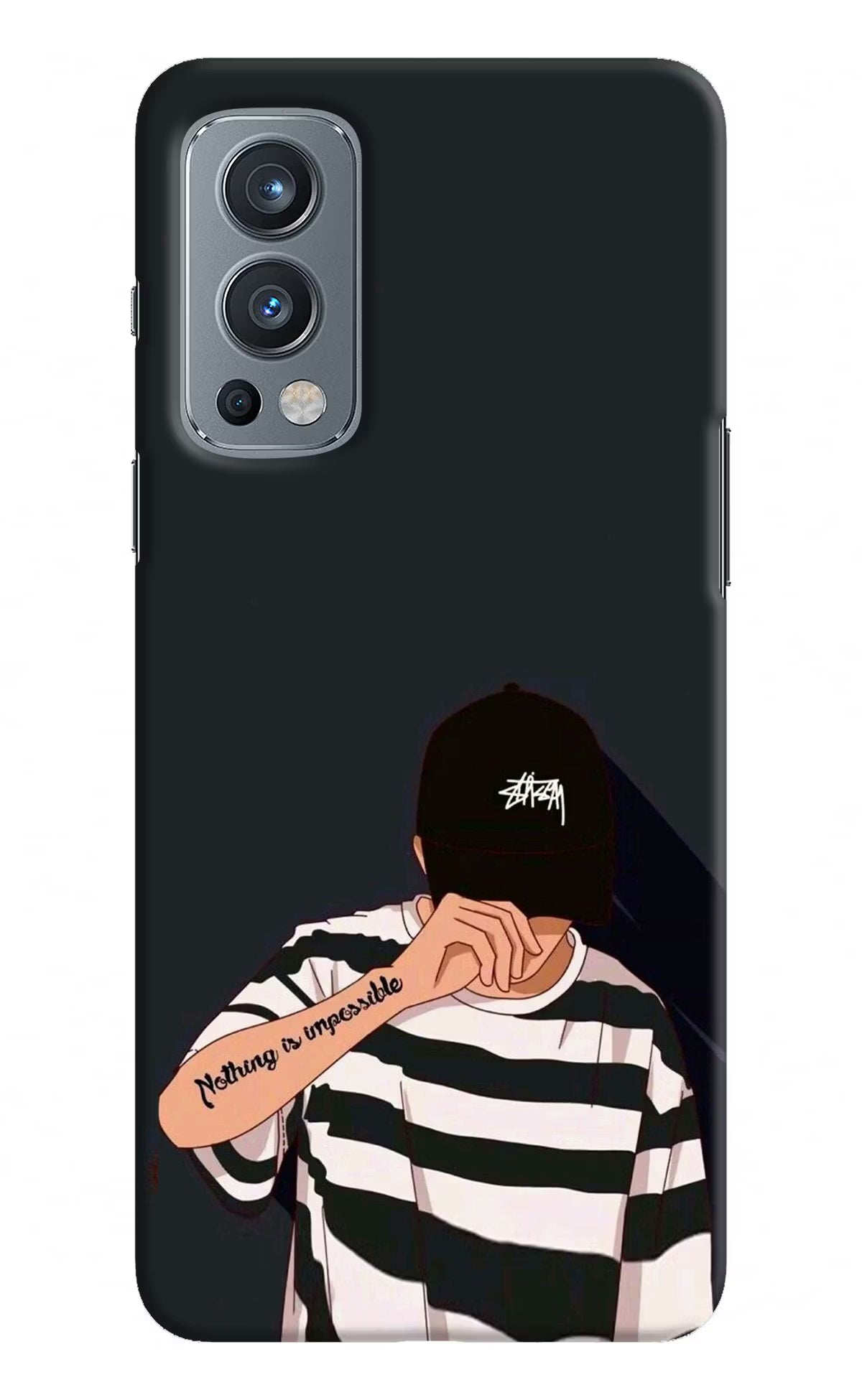 Aesthetic Boy OnePlus Nord 2 5G Hard Case Back Cover by Casekaro