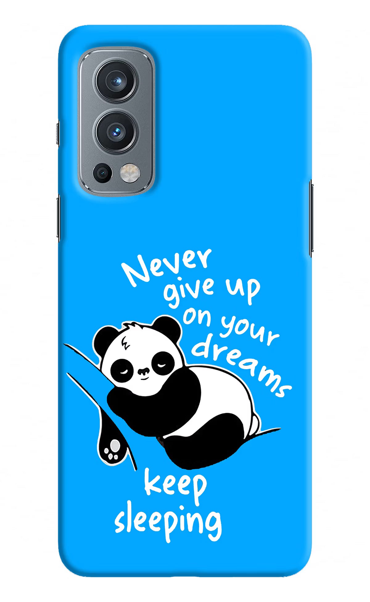 Keep Sleeping OnePlus Nord 2 5G Hard Case Back Cover by Casekaro