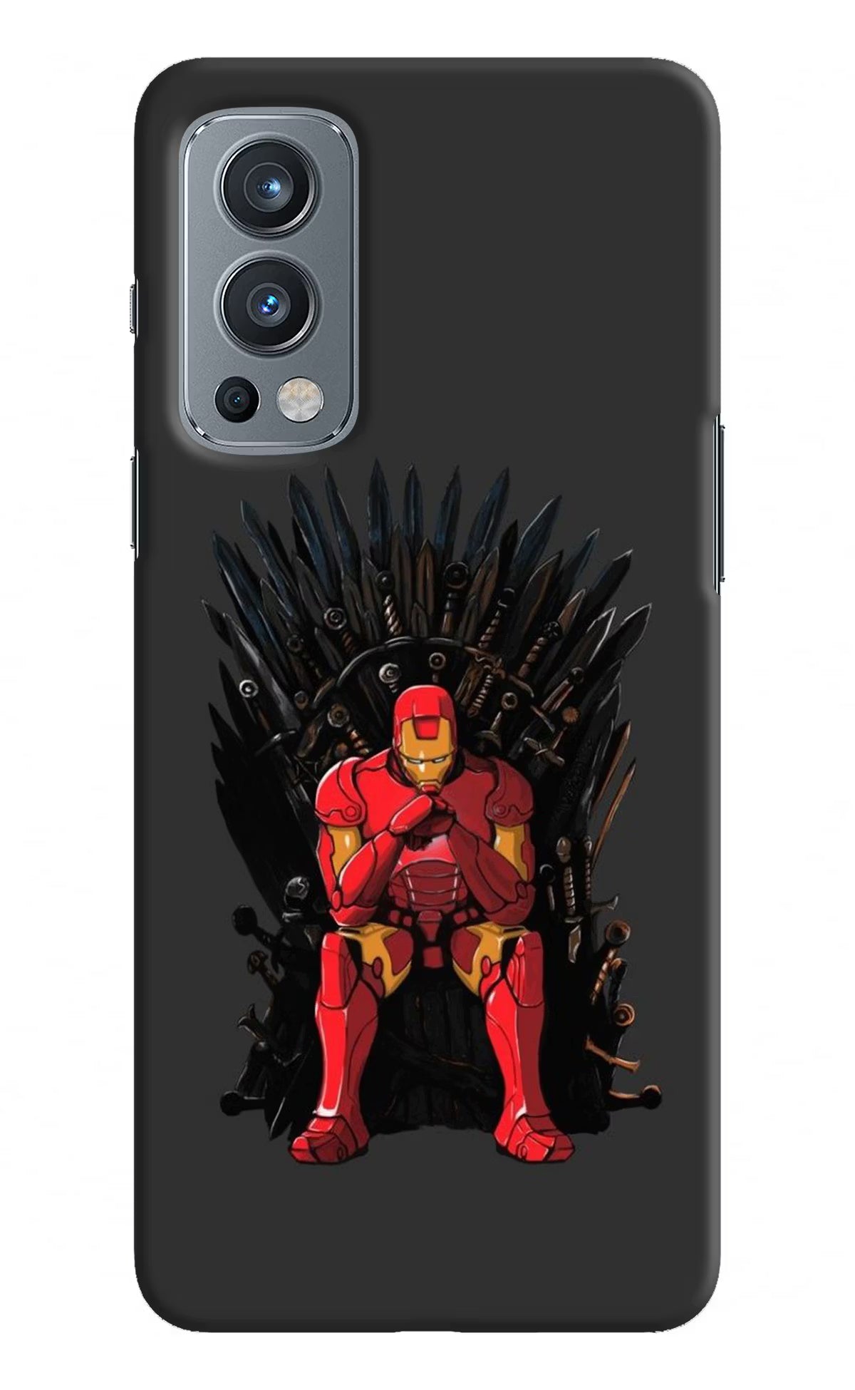 Ironman Throne OnePlus Nord 2 5G Hard Case Back Cover by Casekaro