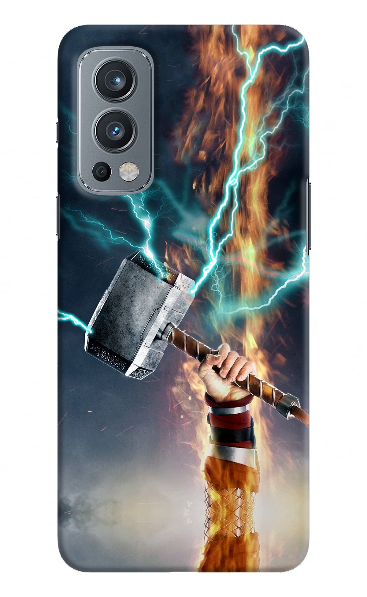 Thor Hammer Mjolnir OnePlus Nord 2 5G Hard Case Back Cover by Casekaro