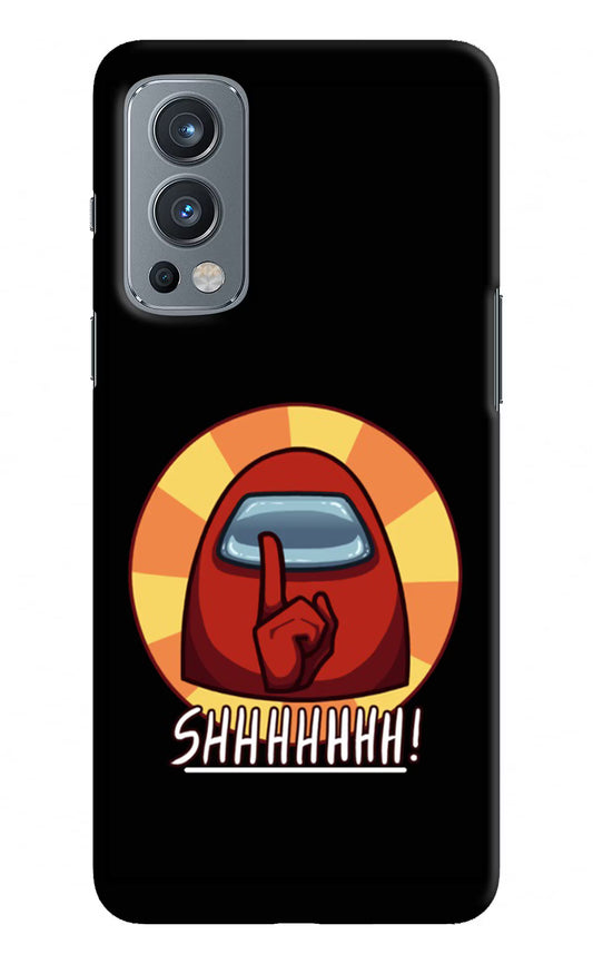 Among Us Shhh! OnePlus Nord 2 5G Hard Case Back Cover by Casekaro