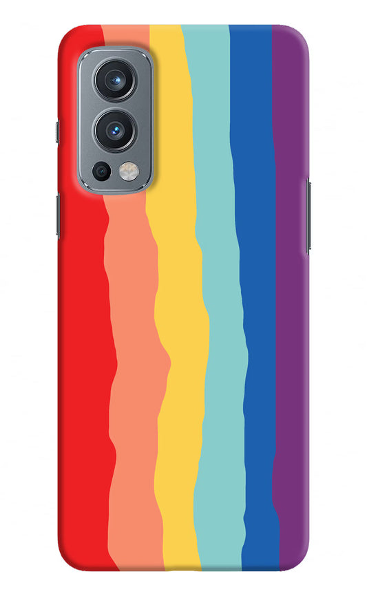 Rainbow OnePlus Nord 2 5G Hard Case Back Cover by Casekaro