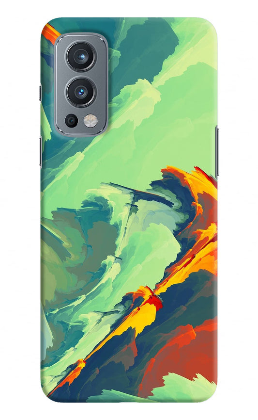 Paint Art OnePlus Nord 2 5G Hard Case Back Cover by Casekaro