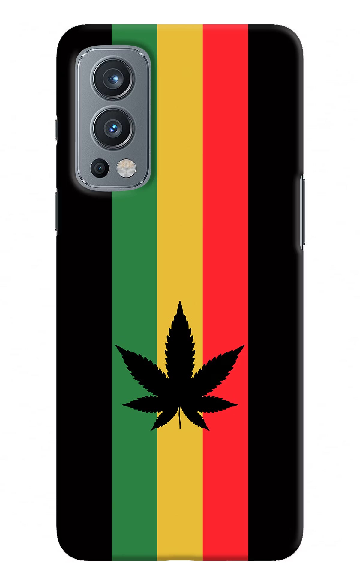 Weed Flag OnePlus Nord 2 5G Hard Case Back Cover by Casekaro