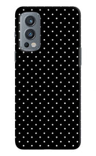 White Dots OnePlus Nord 2 5G Hard Case Back Cover by Casekaro