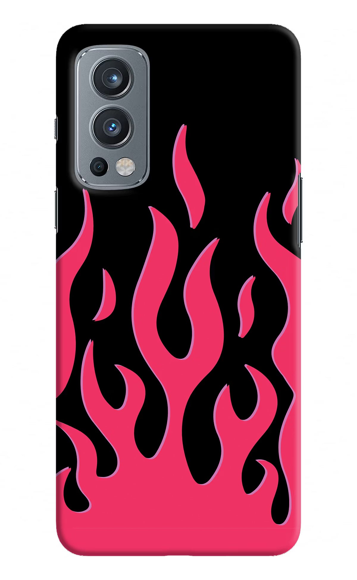 Fire Flames OnePlus Nord 2 5G Hard Case Back Cover by Casekaro
